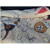 Image 3 : Large Buffalo Robe with Indian Ledger Painting