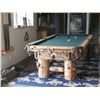 Image 2 : Beautiful Custom Hand-Carved Pool Table