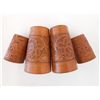 Image 1 : Set of 4) Leather Cuffs