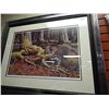 Image 1 : FRAMED LIMITED EDITION PRINT - FOREST DEPTH - MARLA WILSON - GALLERY PRICE APPROX. $600