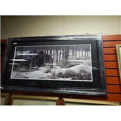 FRAMED LIMITED EDITION PRINT - WINTER SHADOWS - STEPHEN LYMAN - GALLERY PRICE APPROX. $1000