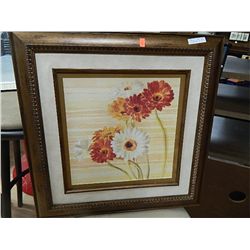 FRAMED PICTURE - GERVERA DAISIES