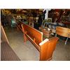 Image 2 : VINTAGE CHURCH PEW - APPROX 9' LONG - OAK