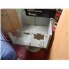 Image 1 : COMMERCIAL METAL STORE DISPLAY BIN ON PEDESTAL - GREY - CAN BE 1 OR 2 COMPARTMENT