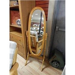 OVAL FREE STANDING MIRROR