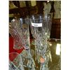 Image 1 : PINWHEEL CRYSTAL CHAMPAGNE FLUTES - 4