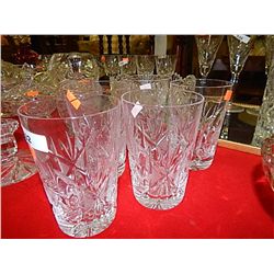 PINWHEEL CRYSTAL GLASSES - 5