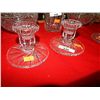 Image 1 : PINWHEEL CRYSTAL CANDLE HOLDERS - 2