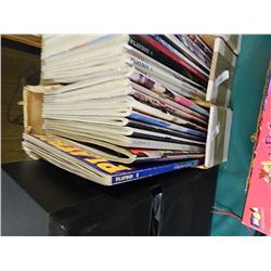 BOX OF COLLECTABLE AND OTHER PLAYBOY MAGAZINES