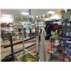 Image 1 : CLOTHING STAND - CHROME WITH 4 ARMS TO HOLD CLOTHING - ROPE NOT INCLUDED