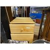 Image 1 : END TABLE - PINE - 2 DRAWER
