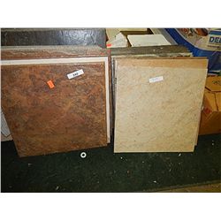 LOT OF ASSORTED NEW CERAMIC TILE - 2 PILES
