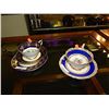 Image 1 : TEA CUPS AND SAUCERS - 5 PC TOTAL