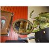 Image 1 : RETRO PLASTIC GUILDED FRAMED OVAL MIRROR