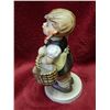 Image 3 : VINTAGE HUMMEL, GOEBEL FIGURE - GIRL WITH BASKET AND FLOWER - 98 - WEST GERMAN CERAMIC COLLACTABLE -