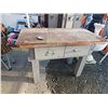 Image 1 : WORK TABLE - 2 DRAWERS