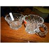 Image 1 : GLASS CREAM & SUGAR
