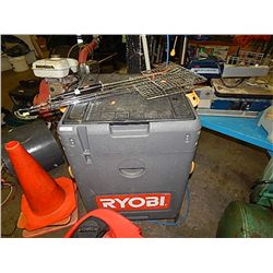 RYOBI BOX WITH HANDLE & WHEELS