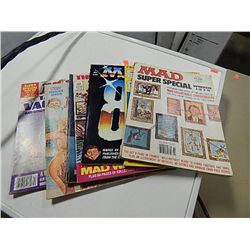 LOT OF VINTAGE MAD AND CRACKED MAGAZINES