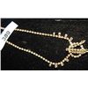 Image 1 : VINTAGE RHINESTONE NECKLACE - AMBER