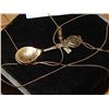 Image 1 : SPOON LOCKET ON LONG CHAIN - NEED REPAIR AND END OF CHAIN