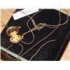 Image 2 : SPOON LOCKET ON LONG CHAIN - NEED REPAIR AND END OF CHAIN