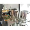 Image 1 : BEER STEIN WITH LID - "DBGM" & 2 NAVAL BEER MUGS 3  PC TOTAL