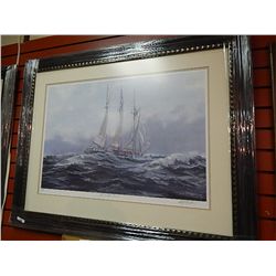 FRAMED LIMITED EDITION PRINT - BAD WEATHER COMING - ROBERT MCVITTIE - GALLERY PRICE APPROX. $1000