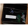 Image 1 : EARING & 3 NECKLACES - 1 FROG AND 2 CHAINS = 4 PC TOTAL
