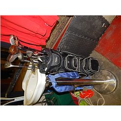 GOLF CLUBS AND BAG