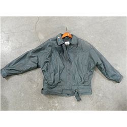 LEATHER JACKET - FOREST GREEN - MED - SEQUENCE