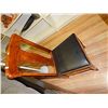 Image 2 : VINTAGE OAK T-BACK DINING CHAIRS - 3 TOTAL