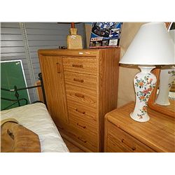 DRESSER - HIGHBOY - OAK STYLE