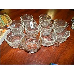 LOT OF GLASSES - 10