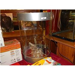 ACRYLIC TANK AND CONTENTS - APPROX. $100.00 USED