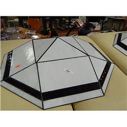 LEADED GLASS CEILING LITE SHADE