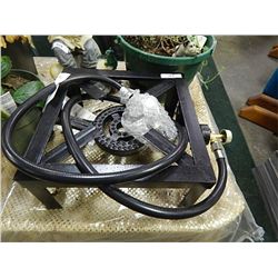 PROPANE BURNER - SINGLE - NEW WITH REGULATOR HOSE - RETAIL $69