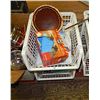 Image 1 : BASKET AND CONTENTS = 2 TOTAL