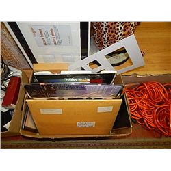 BOX OF ASSORTED PICTURE FRAMES