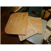 Image 1 : WOOD CUTTING BOARDS - 3 TOTAL