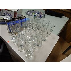 LOT OF GLASSES