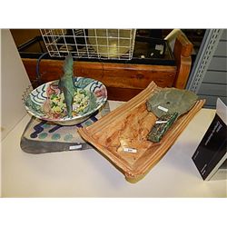 LOT OF POTTERY ITEMS