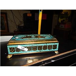 METAL TIN - JEWELERY BOX - MONEY'S FOR THE FOOD BANK