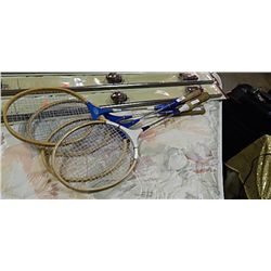 TENNIS RACKETS - 4 TOTAL