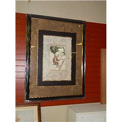 FRAMED PRINT - MONKEY PRINT - GALLERY PRICE APPROX. $350