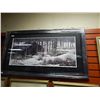 Image 1 : FRAMED LIMITED EDITION PRINT - WINTER SHADOWS - STEPHEN LYMAN - GALLERY PRICE APPROX. $1000