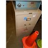 Image 1 : FILE CABINET WITH KEY - 2 DRAWER - BROWN