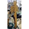 Image 2 : HAND CRAFTED AND INTRICATELY CARVED TOTEM POLE - 5' TALL WITH WINGS