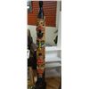 Image 1 : HAND CRAFTED AND INTRICATELY CARVED TOTEM POLE - 6' TALL