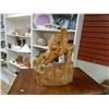 Image 2 : HAND CRAFTED HORSE AND MONKEY - 19" TALL